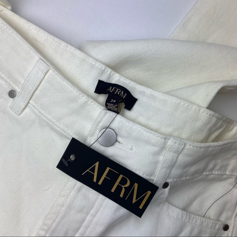 AFRM - White Distressed Jeans - Picture 5 of 13